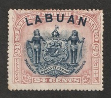 1897 Labuan Sc# 84 - Twenty