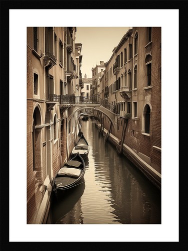 Intimate venice canals framed - intimate,