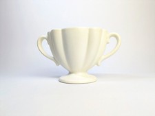 Vintage Bristol Pottery Creamware Mantel Vase Good Condition