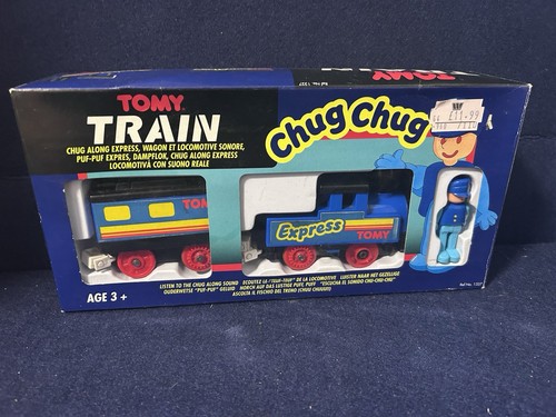 Tomy trains chug - chug, along