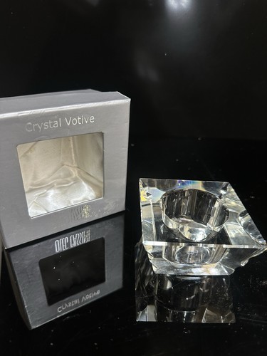 Oleg cassini crystal votive - crystal,