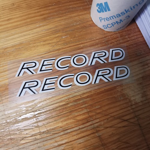 Record raleigh decal set - raleigh,