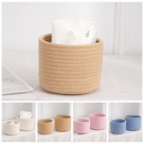 Woven cotton rope storage - woven,