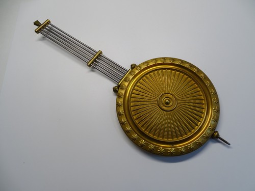 Pendulum clock escapement - clock, for