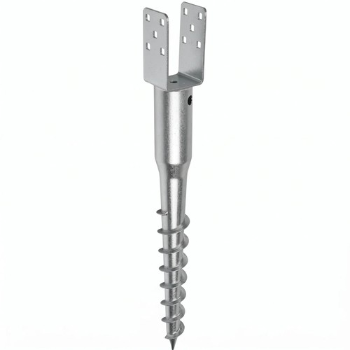 Ground screw fence - ground,