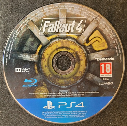 Fallout ps4 disk only - only,