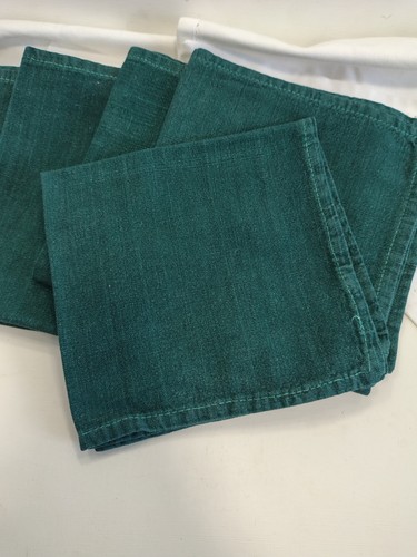100 green cotton napkins - 100%,