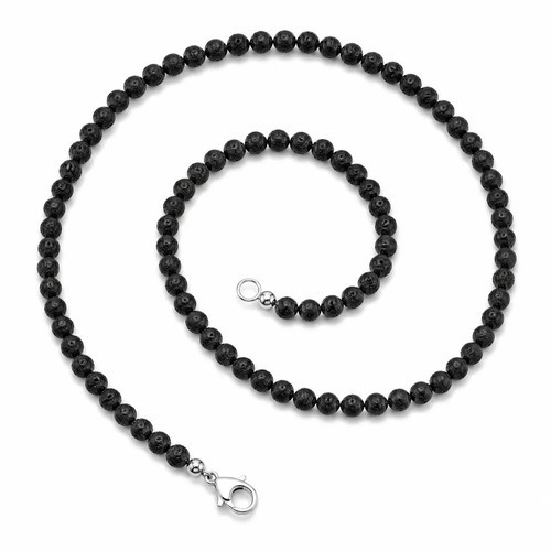 Men lava necklace volcanic - men,