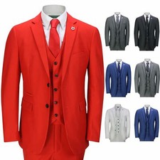 Mens 3 Piece Business Suit