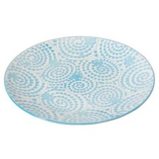 Blue Swirls Dinner Plate