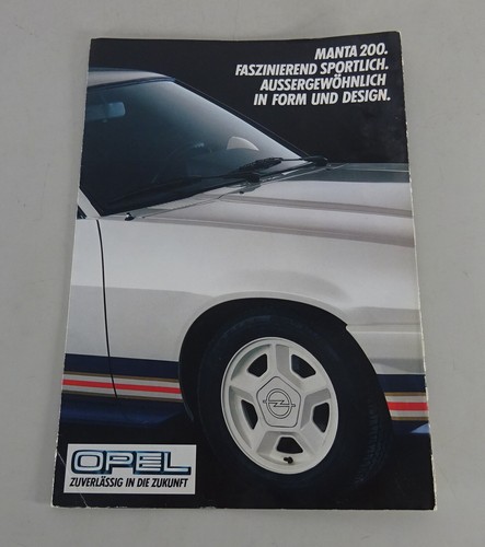 Brochure opel manta - brochure/brochure,