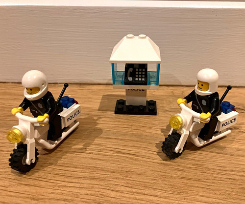 Lego town police motorcycle - police,