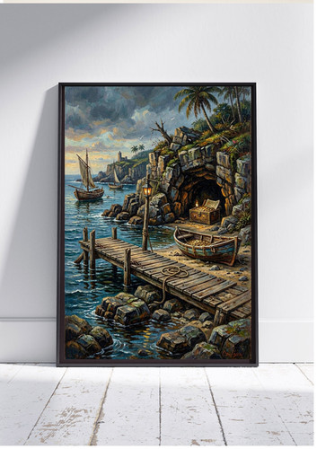 Pirate cove treasure - cove, art