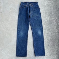 Levi’s 501XX 90s Made in USA Valencia 555 Light Blue Denim Jeans W27 L36