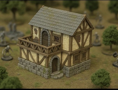 Medieval tavern terrain - medieval,