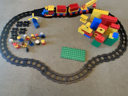 Duplo train set with - , figures