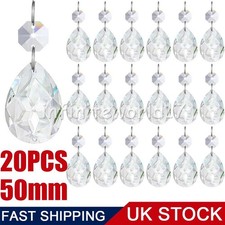 30PCS Clear Glass Crystal