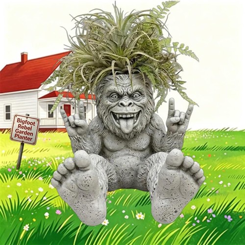 Bigfoot rock rebel garden - bigfoot,