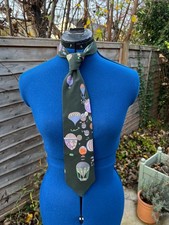 Leonard Paris Hot Air Balloon Print Silk Tie