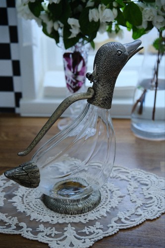 Silea vintage duck - vintage, decanter