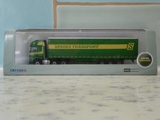 OXFORD DIECAST N GAUGE 1:148 NMB006 MERCEDES CURTAINSIDE SPARKS LORRY Super Cond