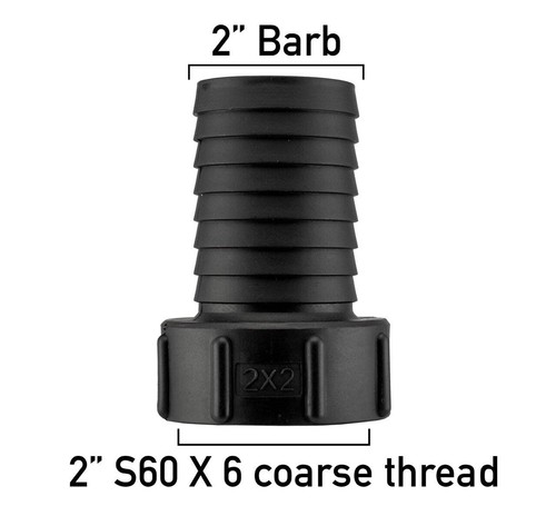 Ibc s60x6 tank - adapter, hose