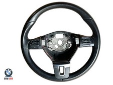 VOLKSWAGEN PASSAT 3C8 CC MK1 BLACK LEATHER MULTIFUNCTIONAL STEERING WHEEL