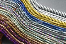 Hematite Gemstone Rondelle