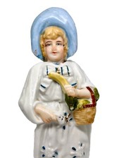 Antique Lady nodding figurine