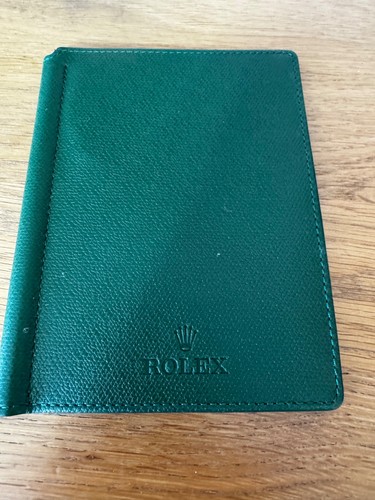 Rolex golf scorecard wallet - scorecard,