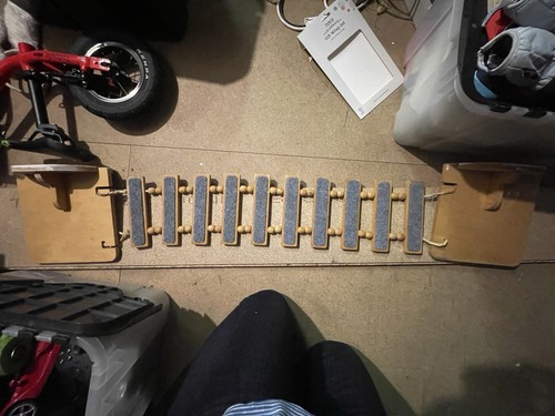 Cat steps ladder wall fence - steps,
