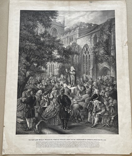 1860 engraving rev john - engraving, of