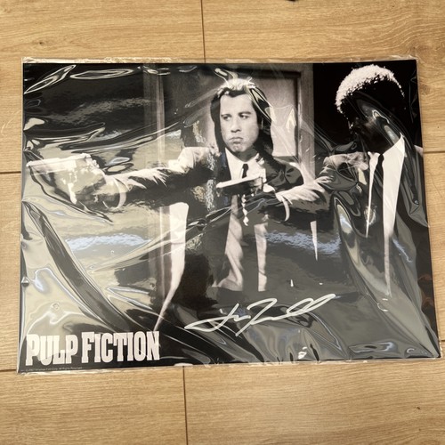 John travolta signed photo - signed,
