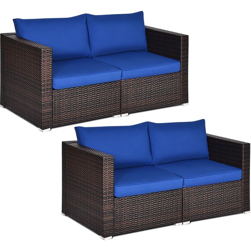Costway 4pcs patio rattan - costway,