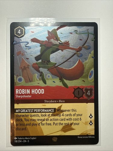 Lorcana tcg robin hood - lorcana,