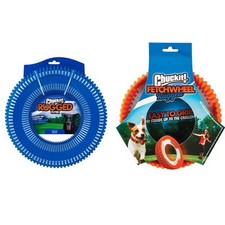 Chuckit! Rugged Fetch Wheel/Flyer Frisbee Throw & Fetch Toy For Dogs