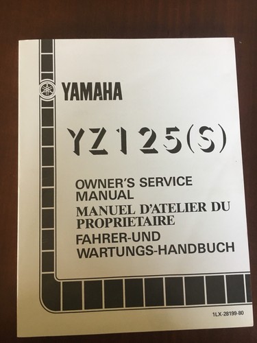 Manual yamaha 125 - yamaha, yz