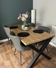 Dining table cross leg 120cm - table,