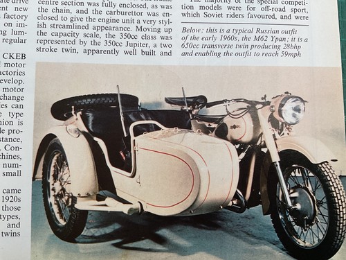 Cossack sidecar outfits trials - sidecar,
