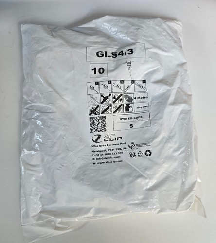 Zip clip gls4 wire rope - gls4/3,