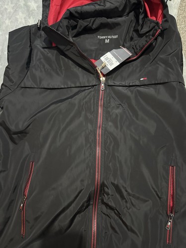 Black tommy hilfiger jacket - black,