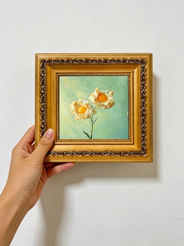 Daisy flower oil painting - daisy,