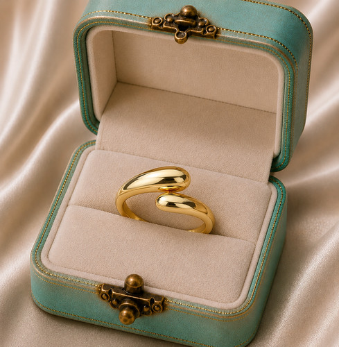 18k gold plated open - 18k,