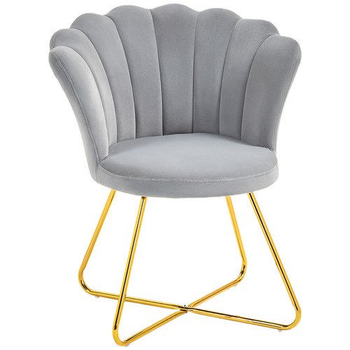 Homcom accent chair velvet - homcom,