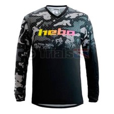 Hebo JUNIOR 2024 PRO CAMO Trials Riding Shirt for Kids/Child/Youth