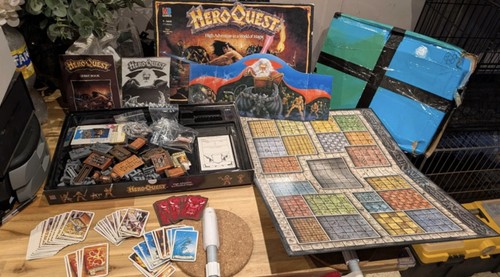 Heroquest board game 1989 - game, (1989
