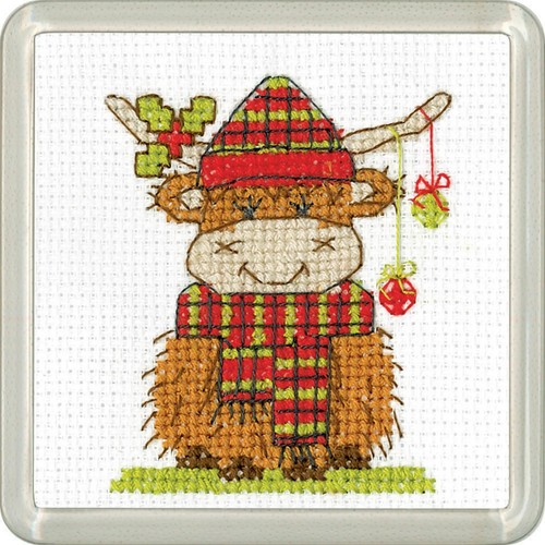 Highland tartan coaster - highland,