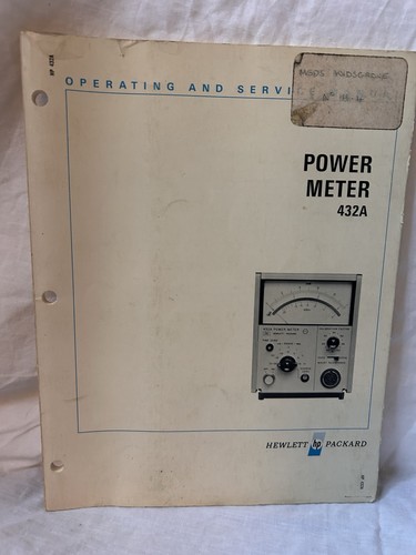 Hewlett packard 432a power - hewlett,
