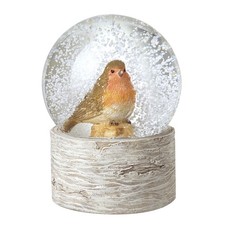 Large christmas robin snow - large,