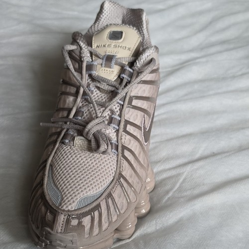 Nike shox women - beige, mesh
